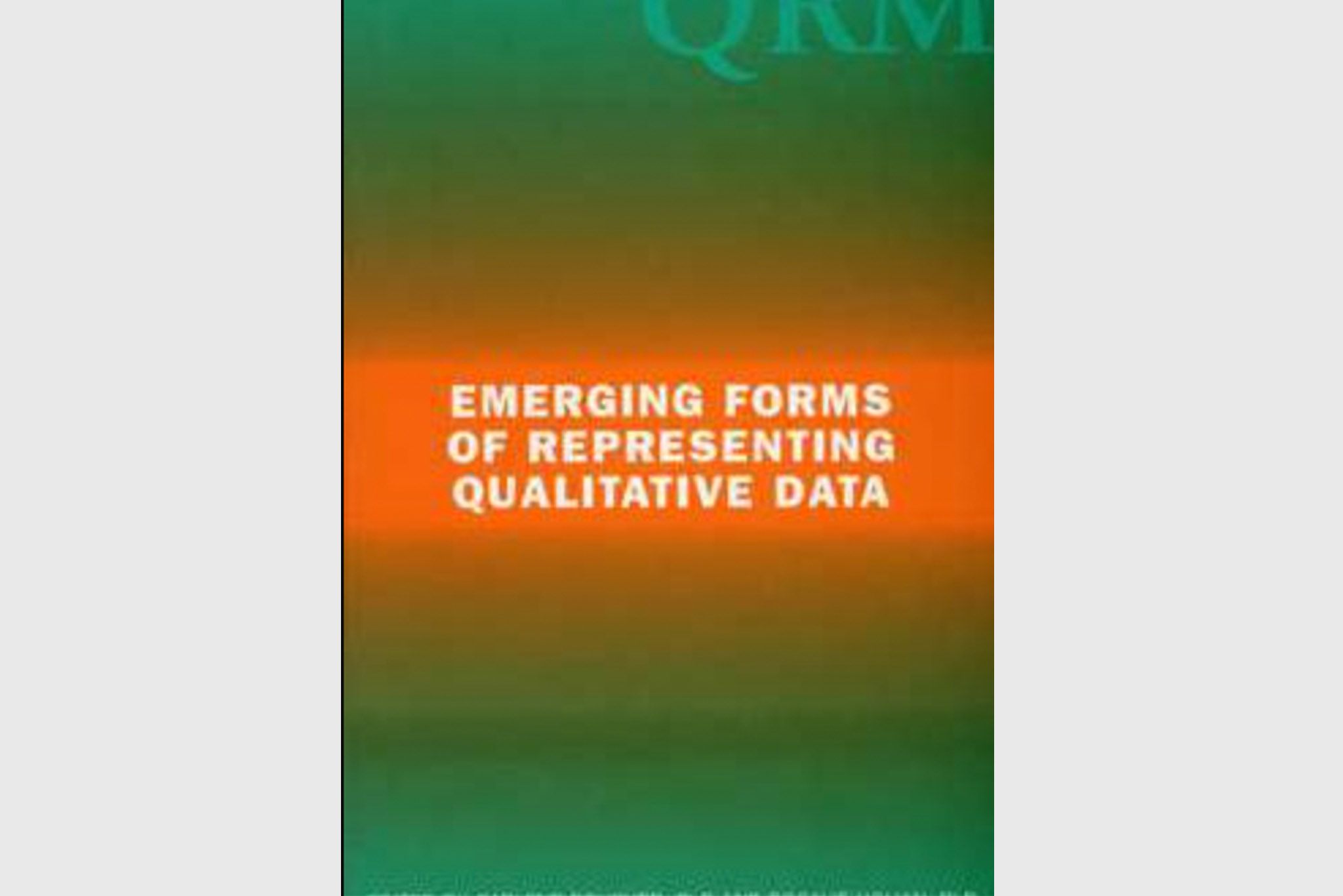 Emerging forms of represented qualitative data book cover